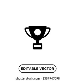 Trophy black symbol icon designs illustration logo sign
