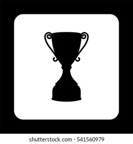 Trophy  - black vector icon