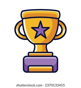 Vector de diseño de ilustración de trofeo