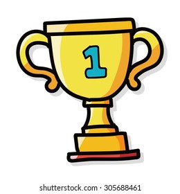  Trophy Cartoon Images Stock Photos Vectors Shutterstock