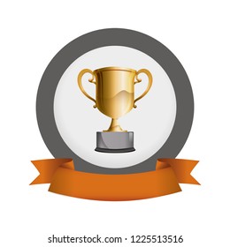 trophy cup award frame