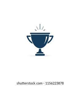 Trophy Cup Award Icon, Vector flat design symbol.