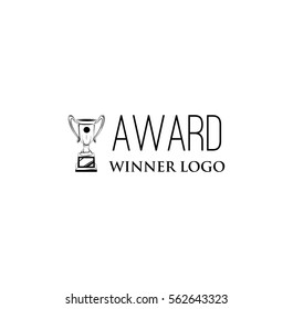 Trophy cup award. isolated on a white background