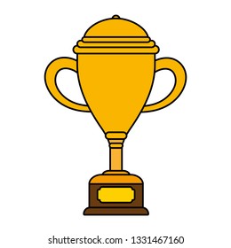 Trophy cup award symbol