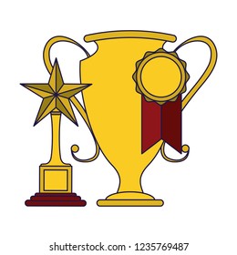 Trophy cup champion