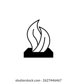 Diseño de logotipo de Vector de premio de campeón de copa de trofeo