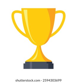 trophy cup design vector image