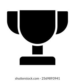Trophy cup icon. Concept of victory, success, and achievement.