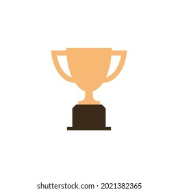 Plantilla de ilustración de icono de copa trofeo