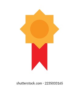 Trophy cup icon design template vector isolated illustration