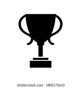Trophy Cup icon, logo isolated on white background