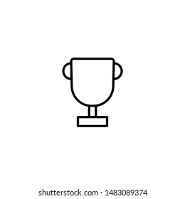 trophy cup icon vector illustration