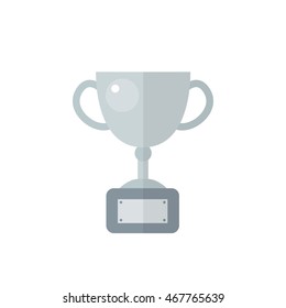 trophy cup icon. vector illustration