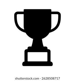 Trophy cup icon, victory cup icon. Trophy icon.
