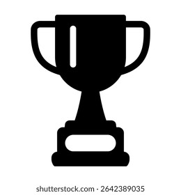 Trophy cup icon, victory cup icon. Trophy icon.