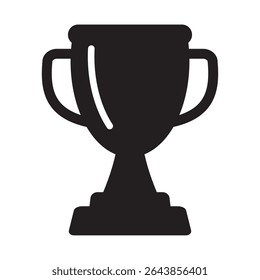 Trophy cup icon, victory cup icon. Trophy icon.
