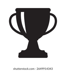 Trophy cup icon, victory cup icon. Trophy icon.