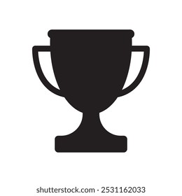 Trophy cup icon, winner cup, victory cup icon. Reward symbol sign for web and mobile.