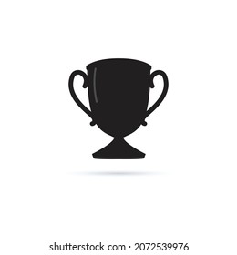 Icono de copa de trofeo, copa de trofeo ganadora 
