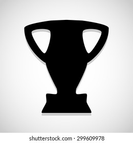 Trophy Cup icons set great for any use. Vector EPS10.