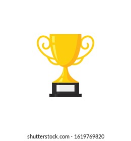 trophy cup illustration design vector