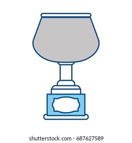 Trophy cup isolated