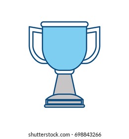 Trophy cup isolated
