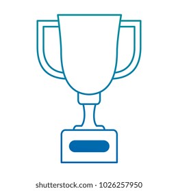trophy cup isolated icon