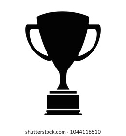 trophy cup isolated icon