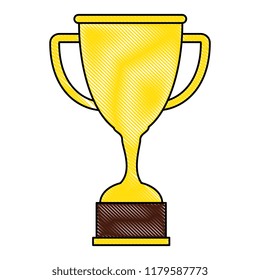 trophy cup isolated icon
