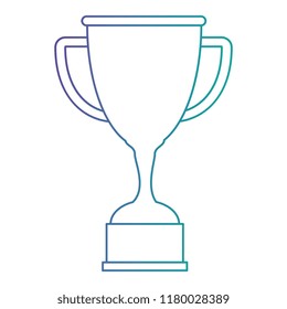 trophy cup isolated icon
