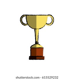 trophy cup isolated icon