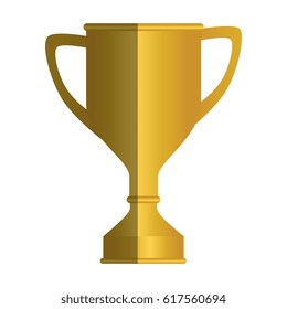 trophy cup isolated icon