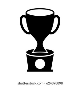 trophy cup isolated icon
