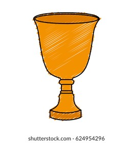 trophy cup isolated icon