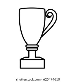 trophy cup isolated icon