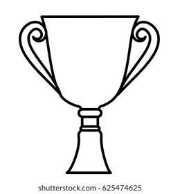 Trophy Cup Isolated Icon Stock Vector (Royalty Free) 625474625 ...