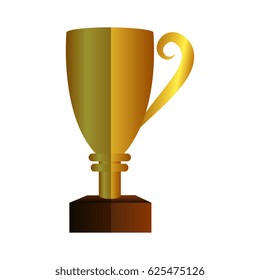 trophy cup isolated icon