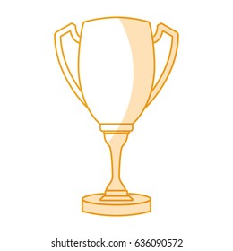 trophy cup isolated icon