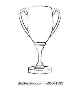 trophy cup isolated icon