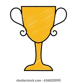 trophy cup isolated icon