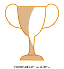 trophy cup isolated icon
