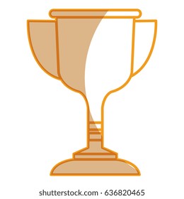 trophy cup isolated icon