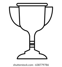 trophy cup isolated icon