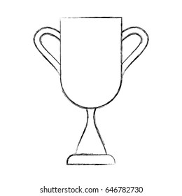 trophy cup isolated icon