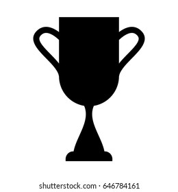 trophy cup isolated icon