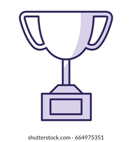 trophy cup isolated icon