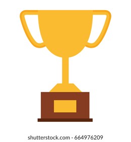 trophy cup isolated icon