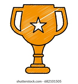 trophy cup isolated icon