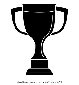 trophy cup isolated icon